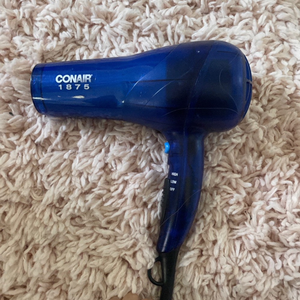 Conair 1875 blue hair dryer